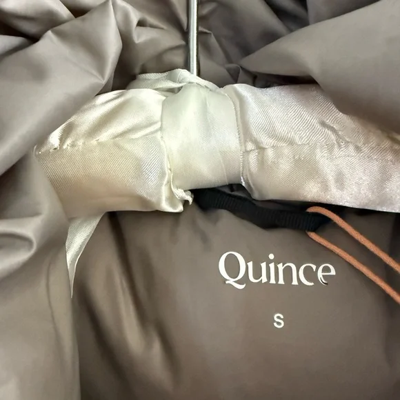 Quince Taupe Puffer Jacket - Picture 6 of 9